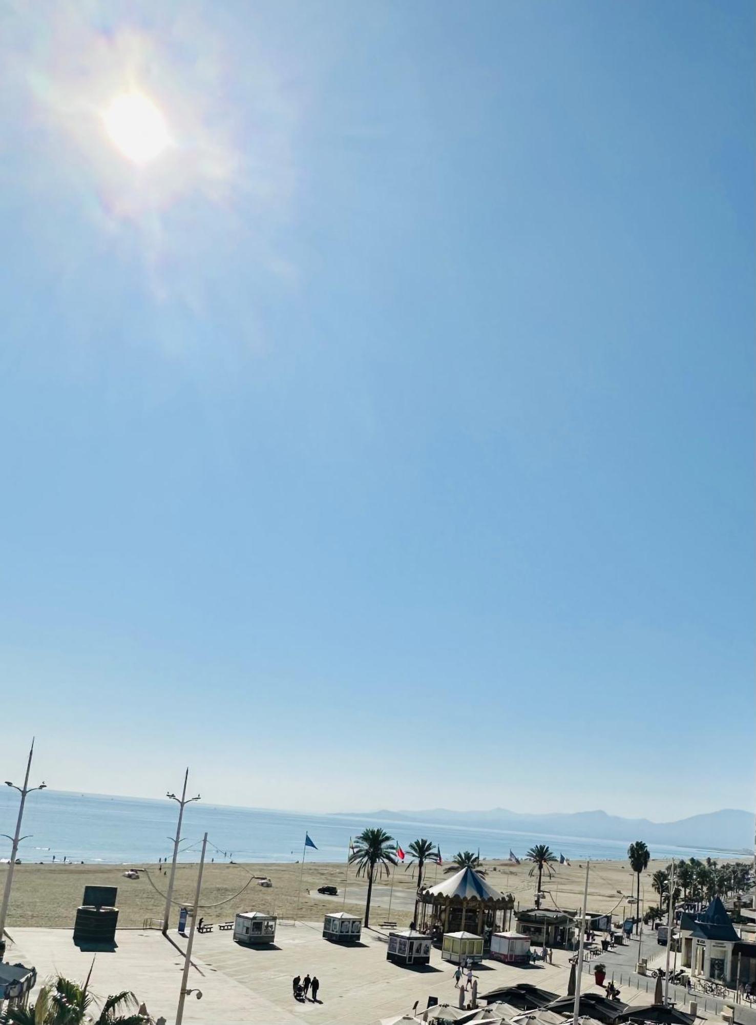 Magnifique Vue Mer F2 45 M2, Parking Surveille Linge De Maison Inclus Canet Exterior foto