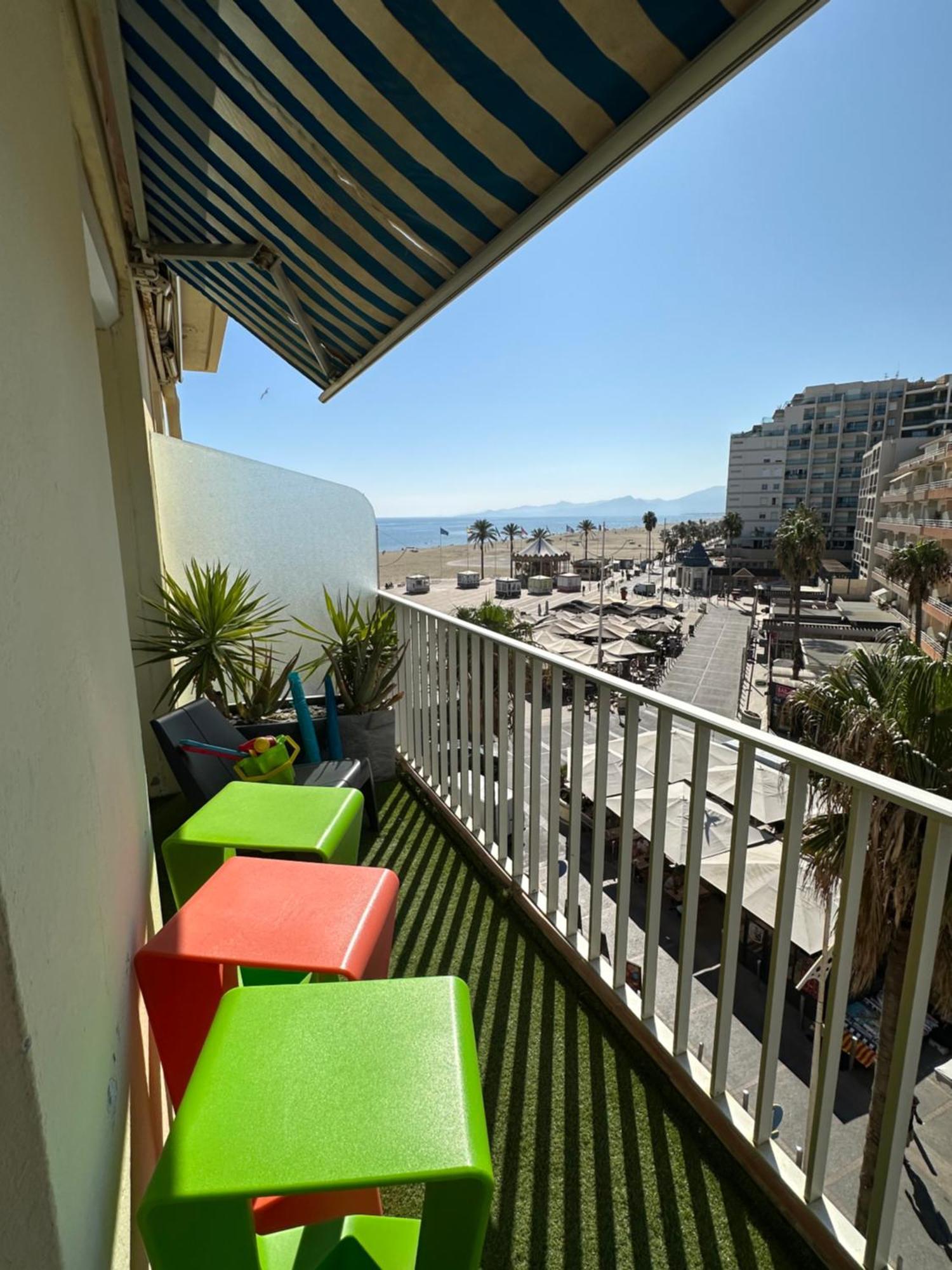 Magnifique Vue Mer F2 45 M2, Parking Surveille Linge De Maison Inclus Canet Exterior foto